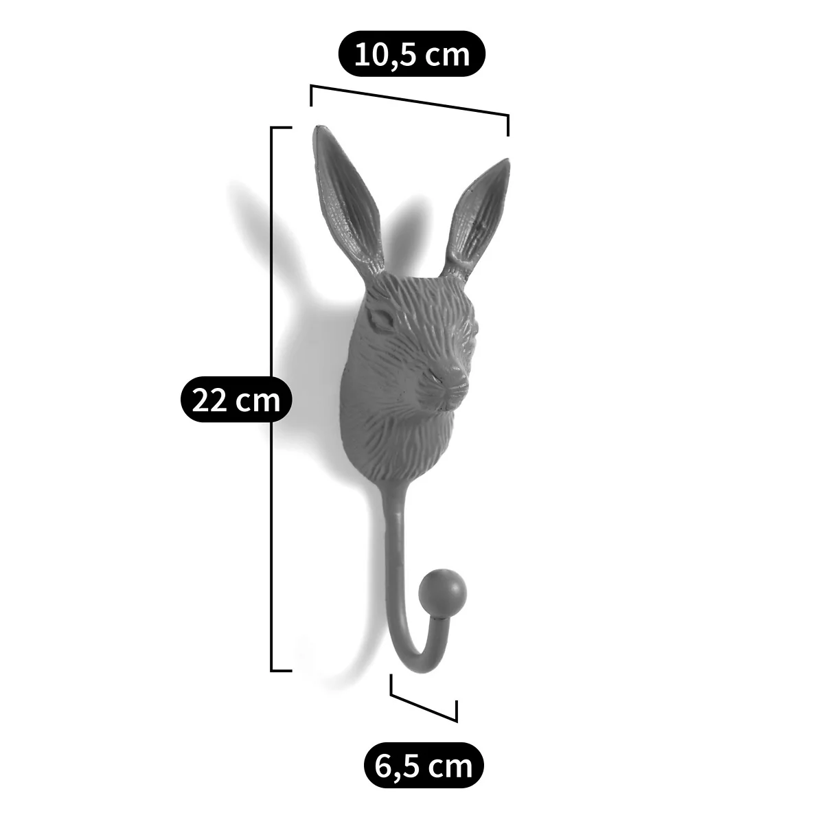 Malou Rabbit Wall Hook Coat Rack – image 6