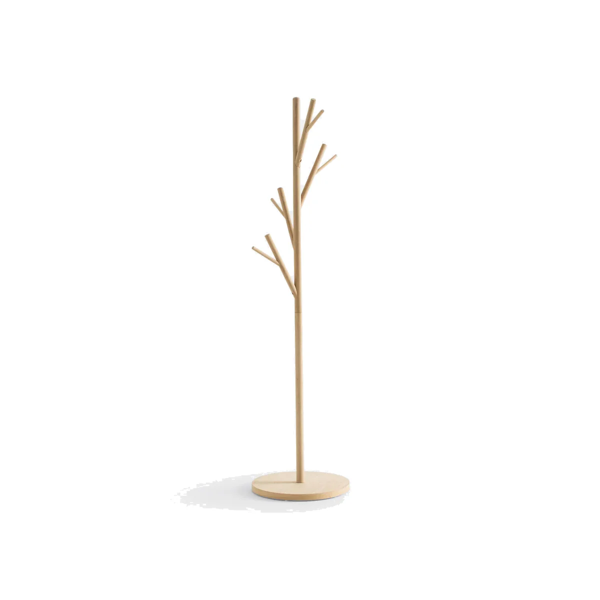 Selfrid Oak and Veneered Coat Rack – image 1