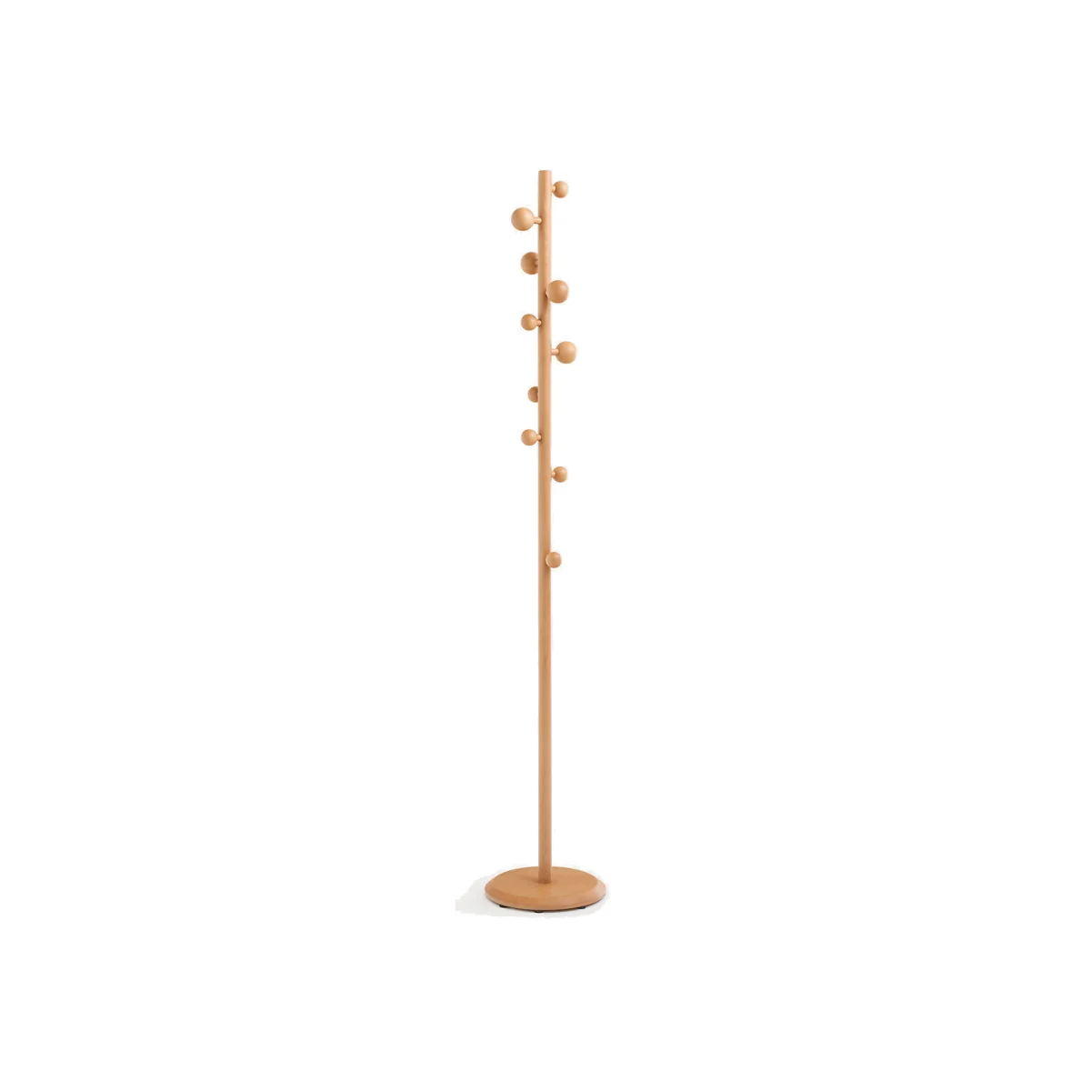Clementine Solid Ash Coat Stand – image 1