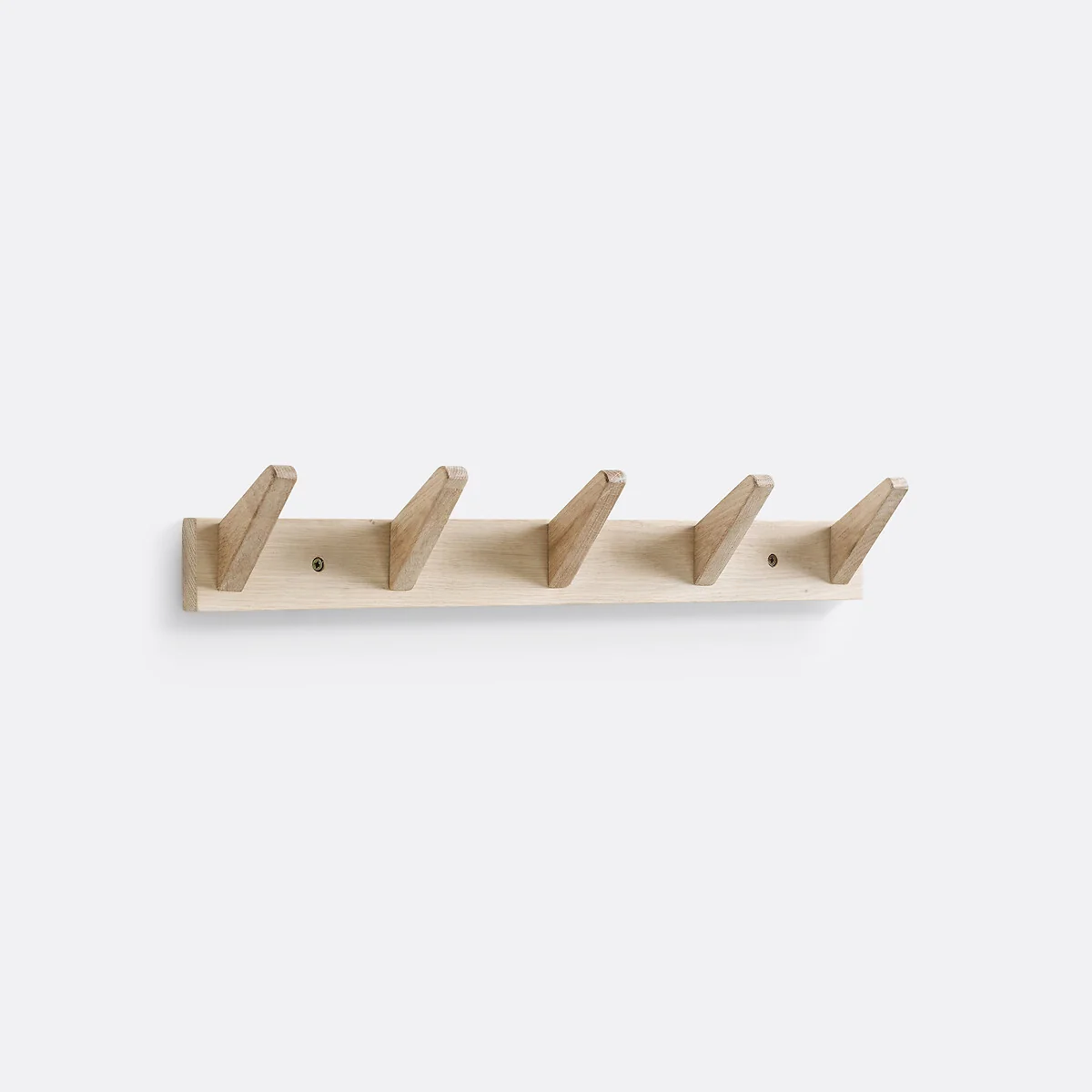 Selfrid Oak Coat Rack with 5 Hooks – image 3