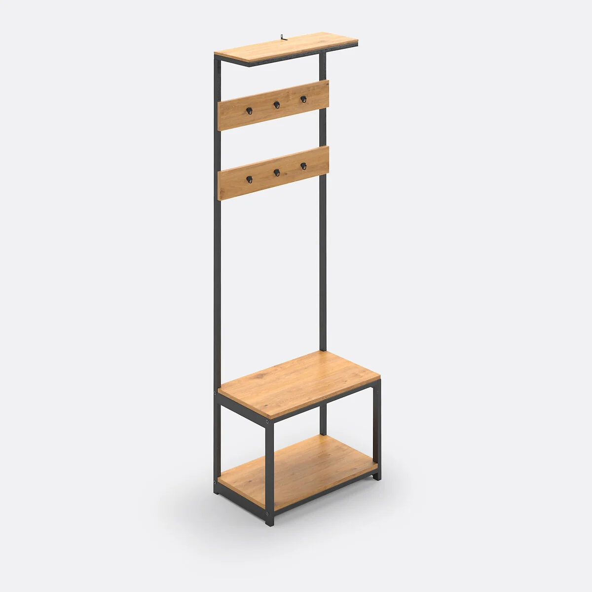 Hiba Hallway Coat Rack & Bench – image 4