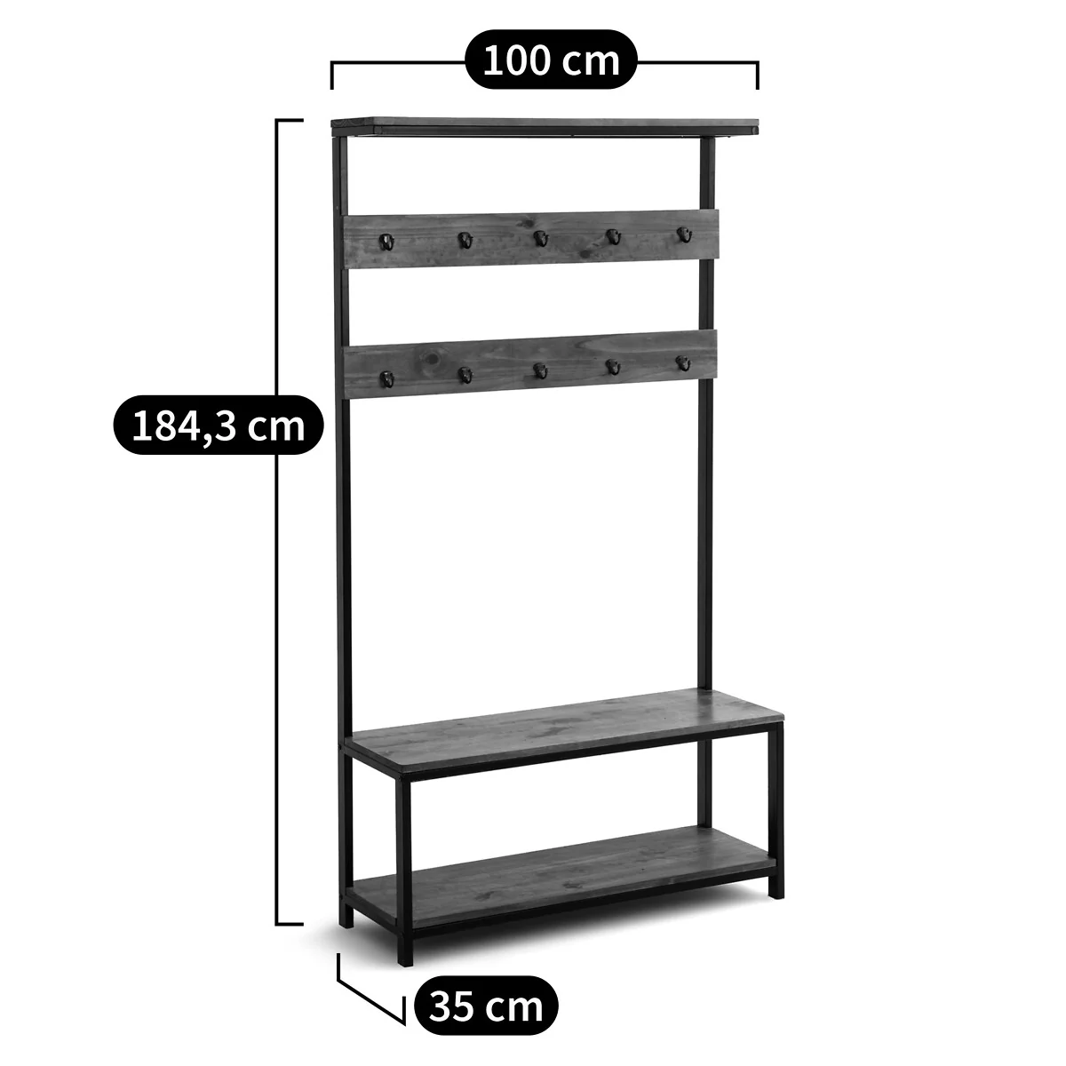 Hiba Hall Coat Stand – image 5
