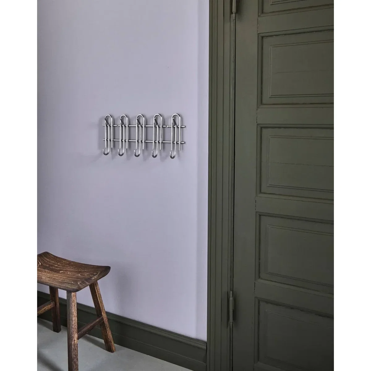 House Doctor Cleo coat rack Silver finish 50x5.5x22 cm – image 4