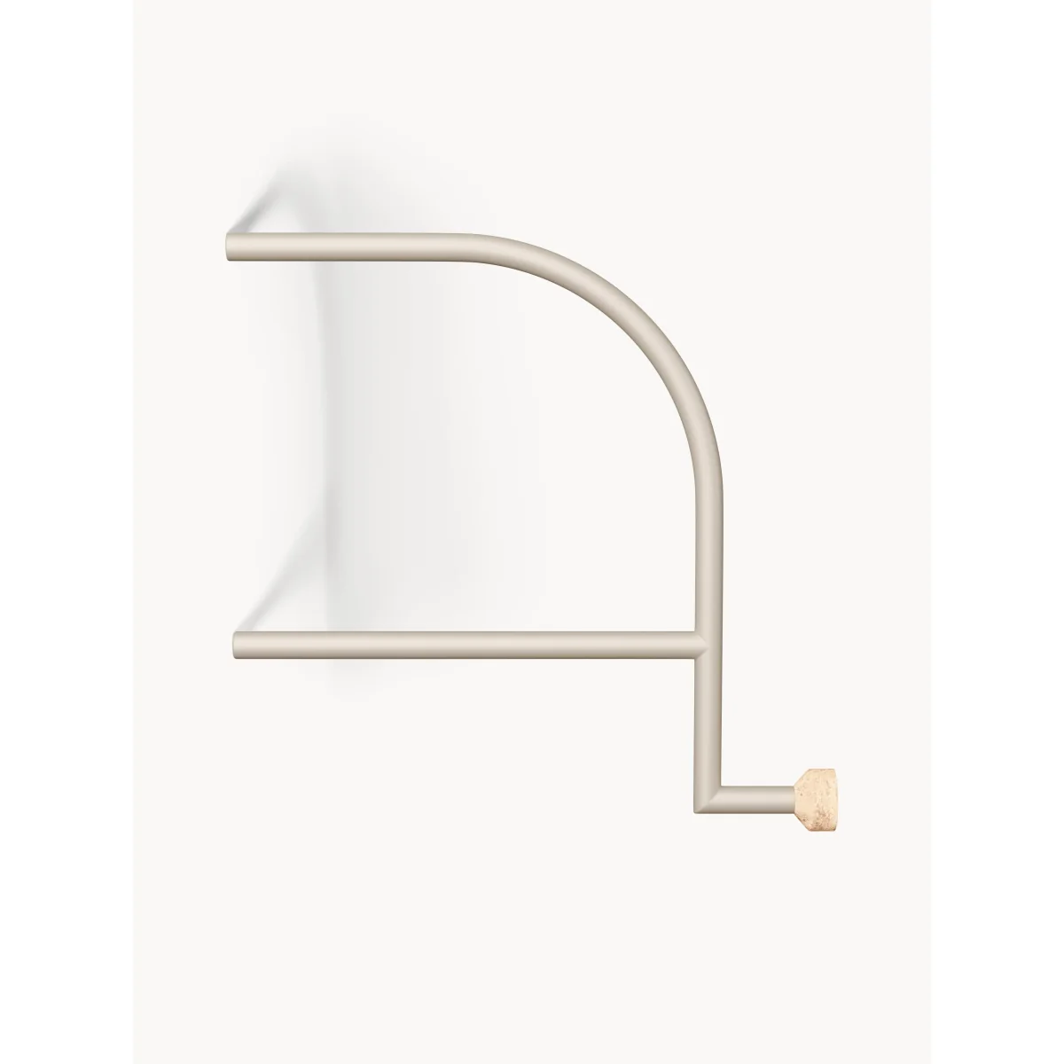 Wall-Mounted Coat Rack Disa with Travertine Hooks – image 4