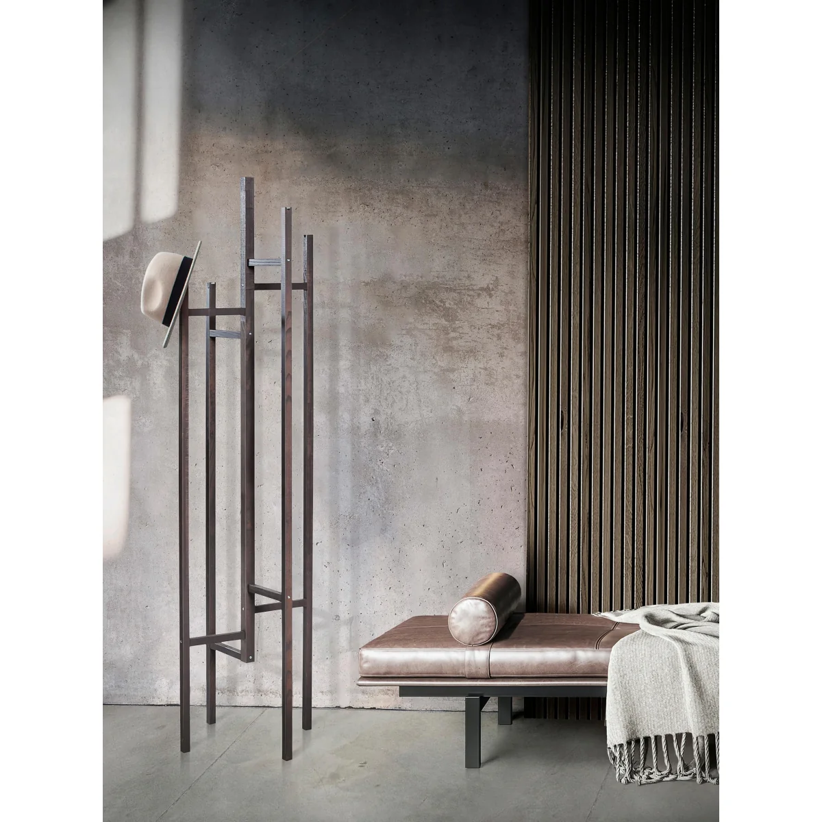 Oak Wood Coat Stand Eigen – image 2