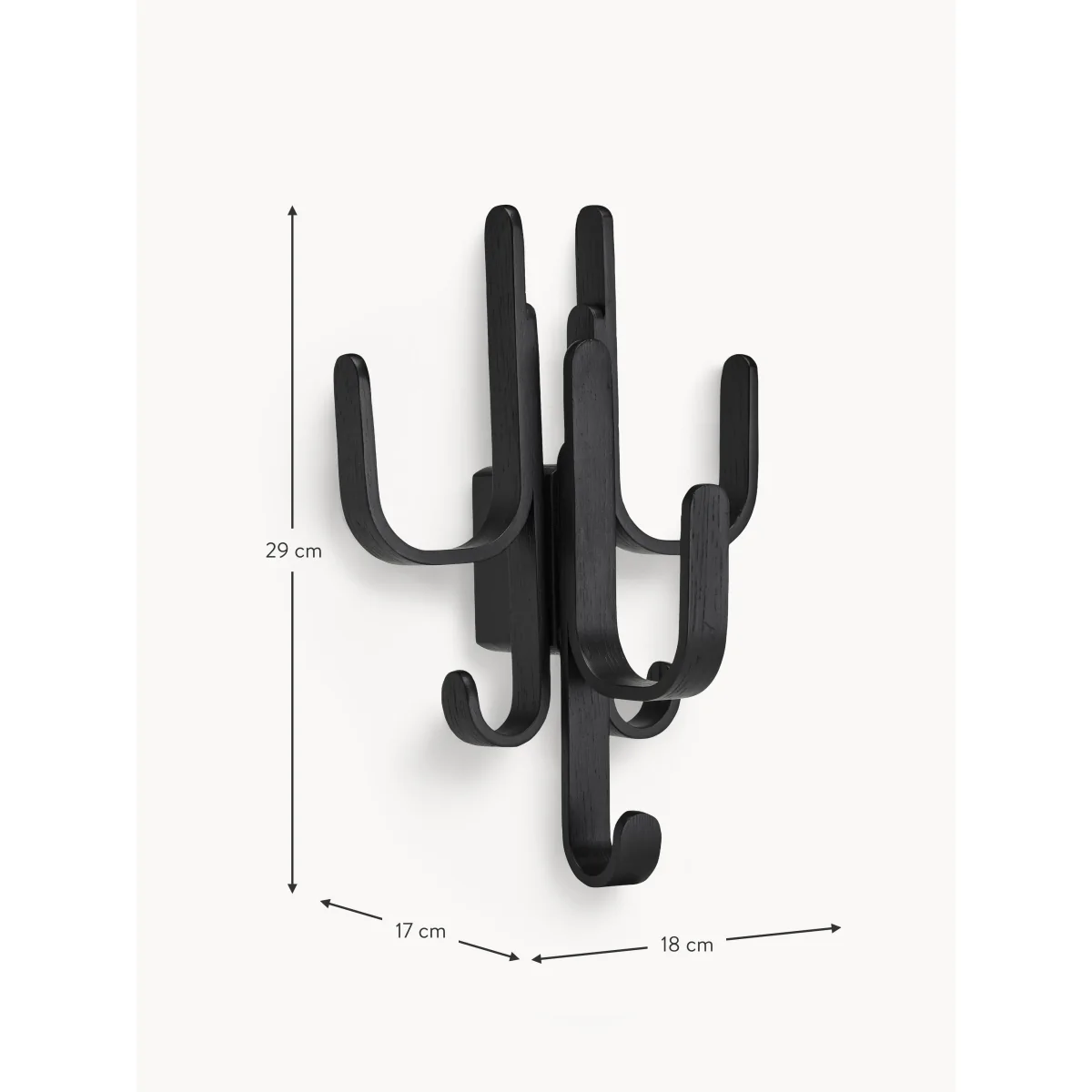 Oak Wood Coat Rack Woody – image 4