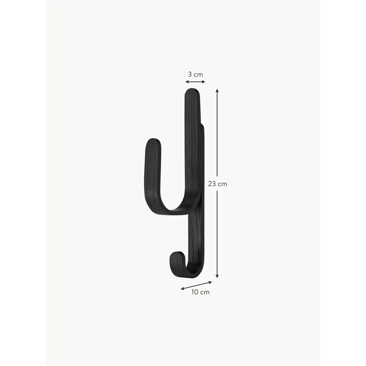 Handmade Oak Wood Coat Hook Woody – image 5