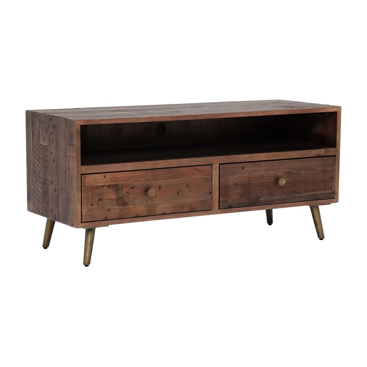 Modi Lowline Tv Cabinet With 2 Drawers, Brown | Barker & Stonehouse – image 1