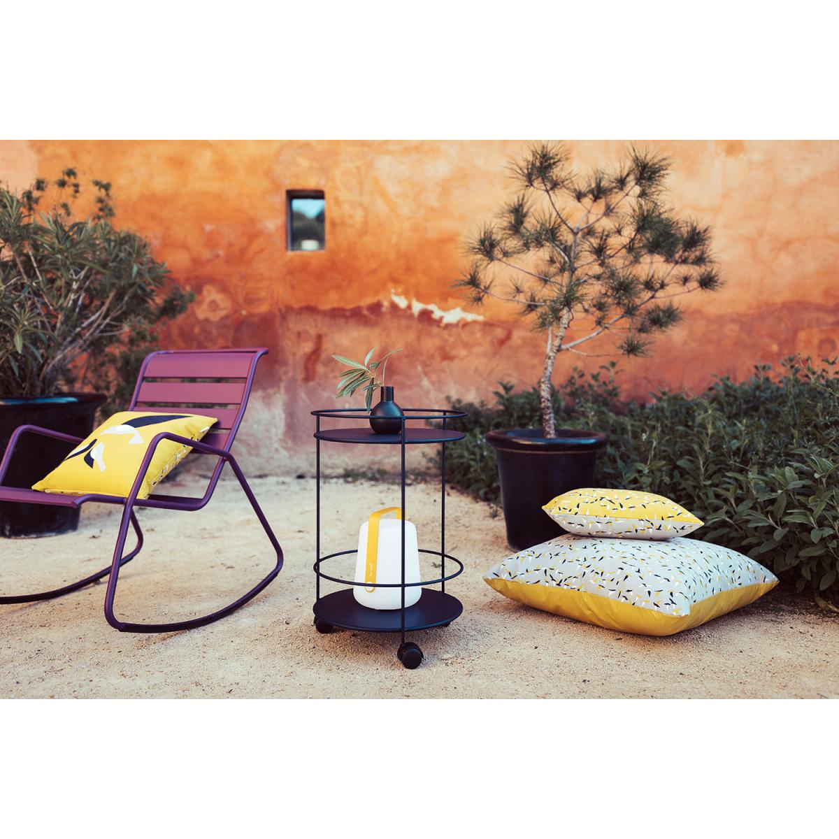 Guinguette Trolley - / with casters - Ø 40 x H 62 cm by Fermob Grey – image 3