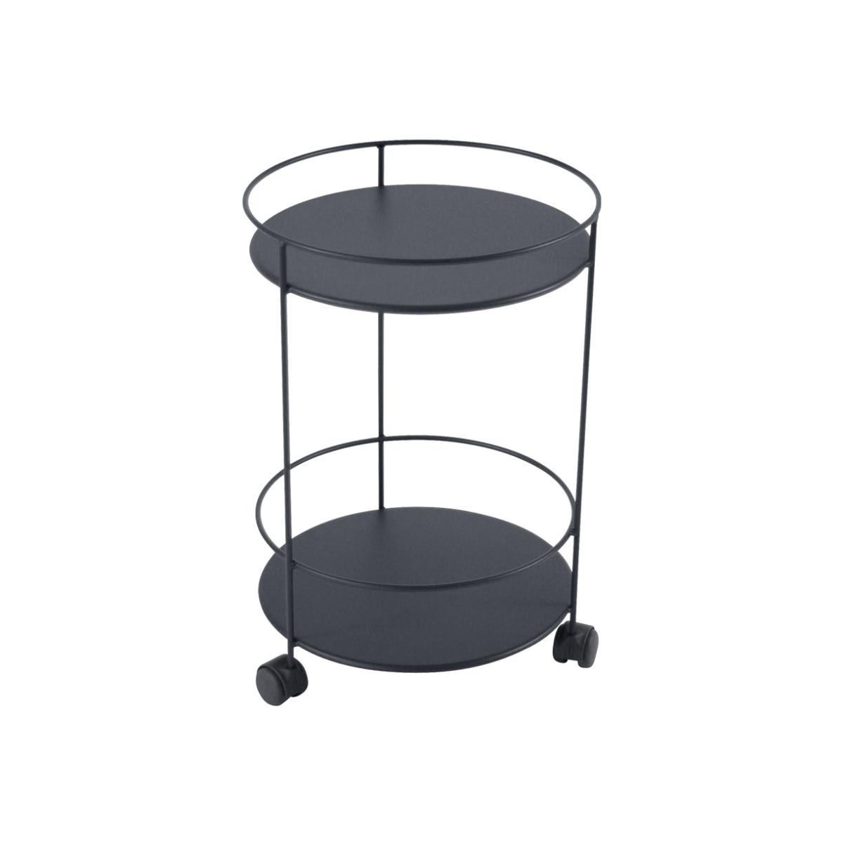 Guinguette Trolley - / with casters - Ø 40 x H 62 cm by Fermob Grey – image 1