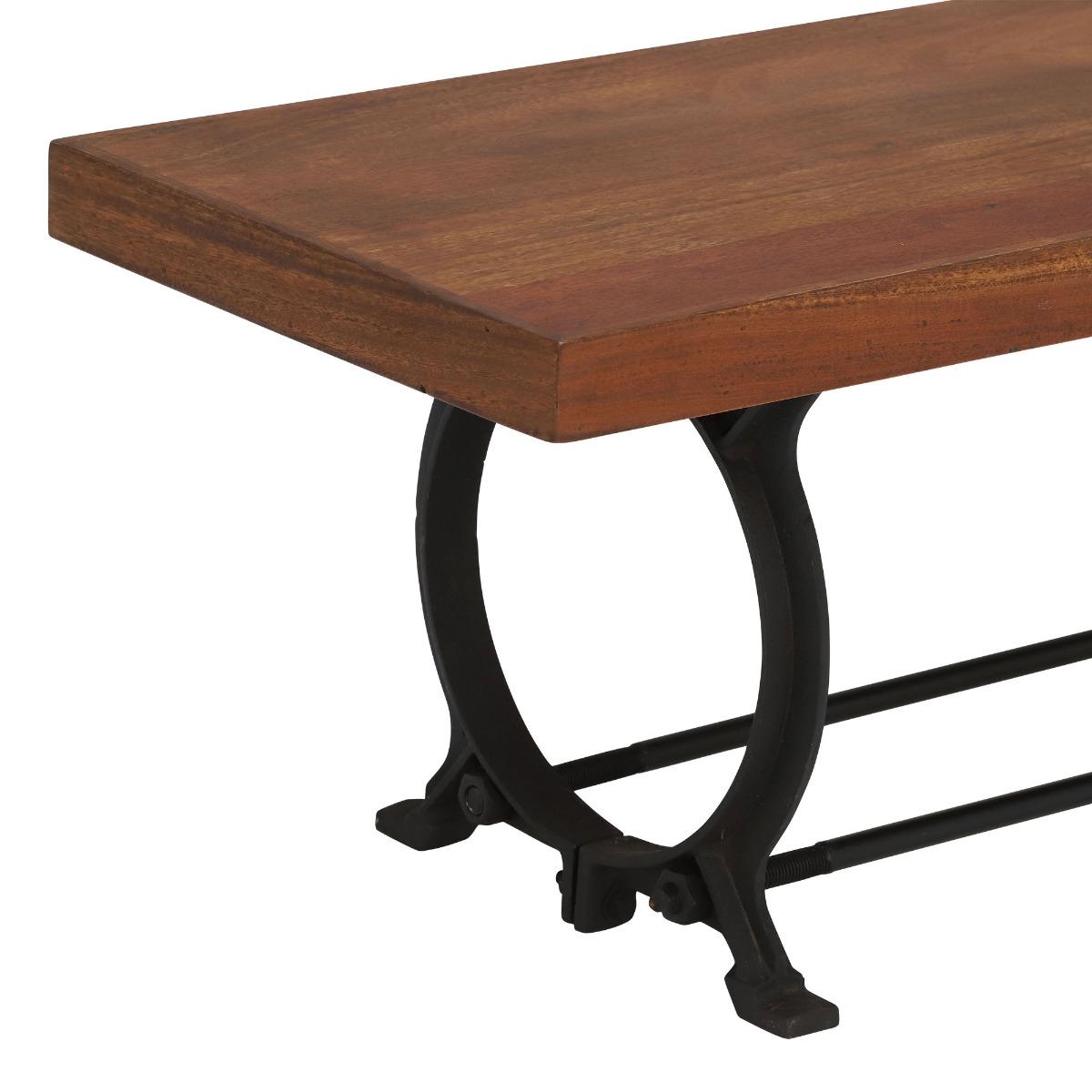 Little Tree Furniture Hyatt Canning Reclaimed Wood Bench, Brown | Barker & Stonehouse – image 3