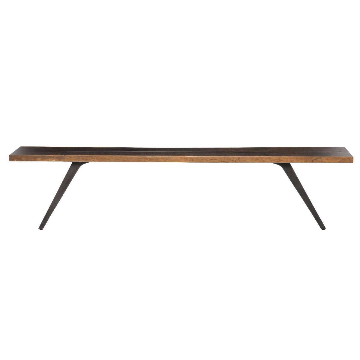 Vega Solid Oak  Bench – image 3