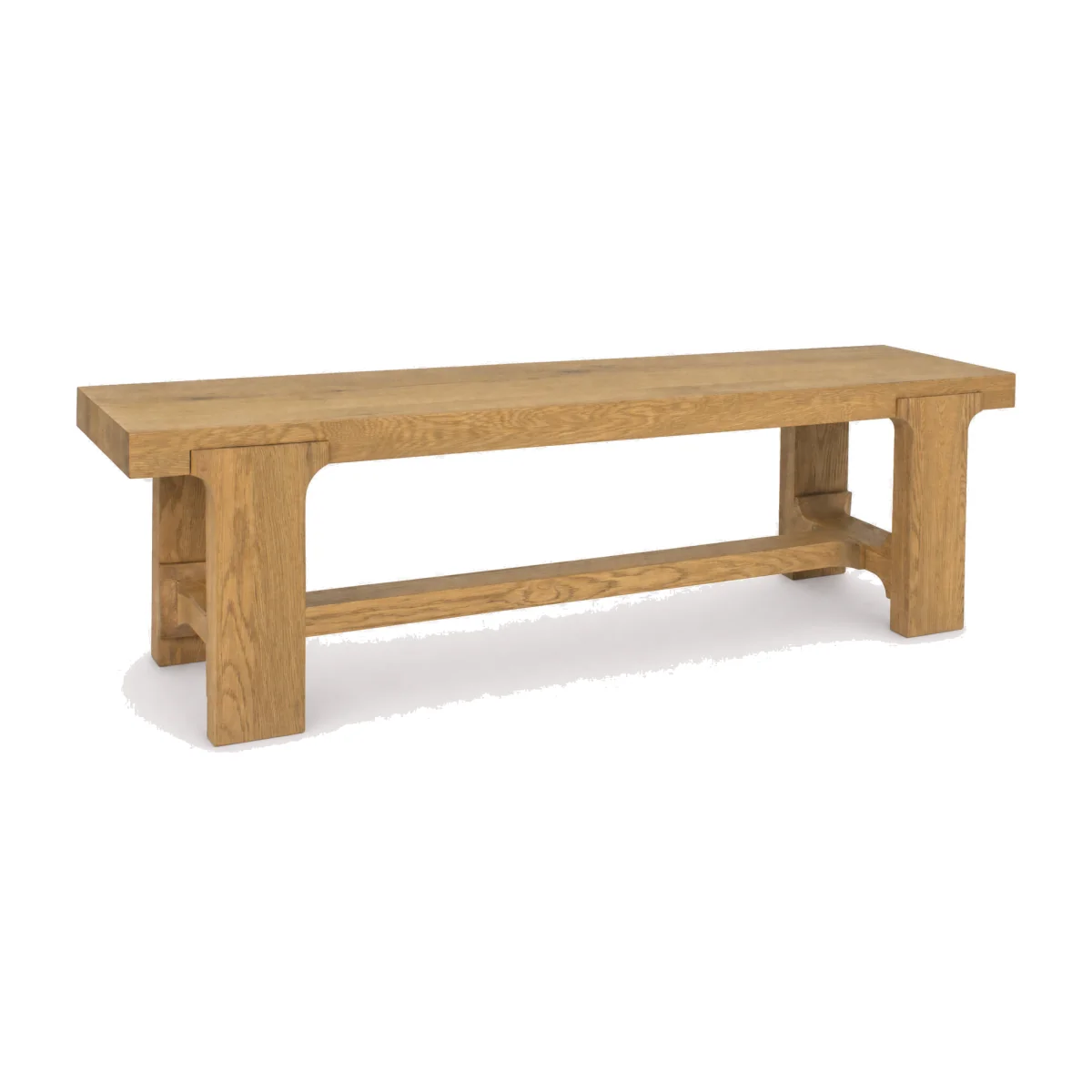 Wade 160Cm Bench, Neutral Wood | Barker & Stonehouse – image 1
