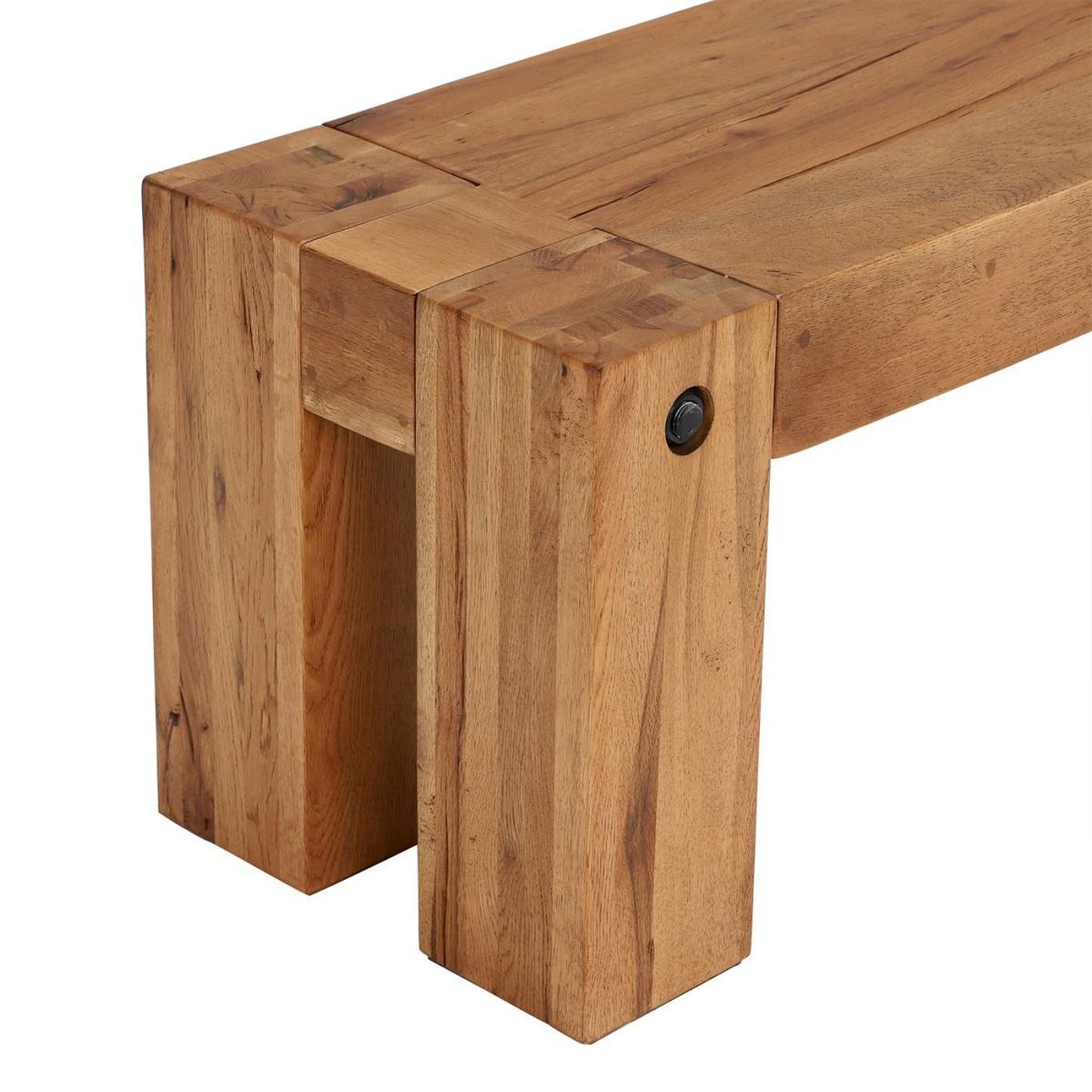 Salem Bench, Rustical Oak – image 3