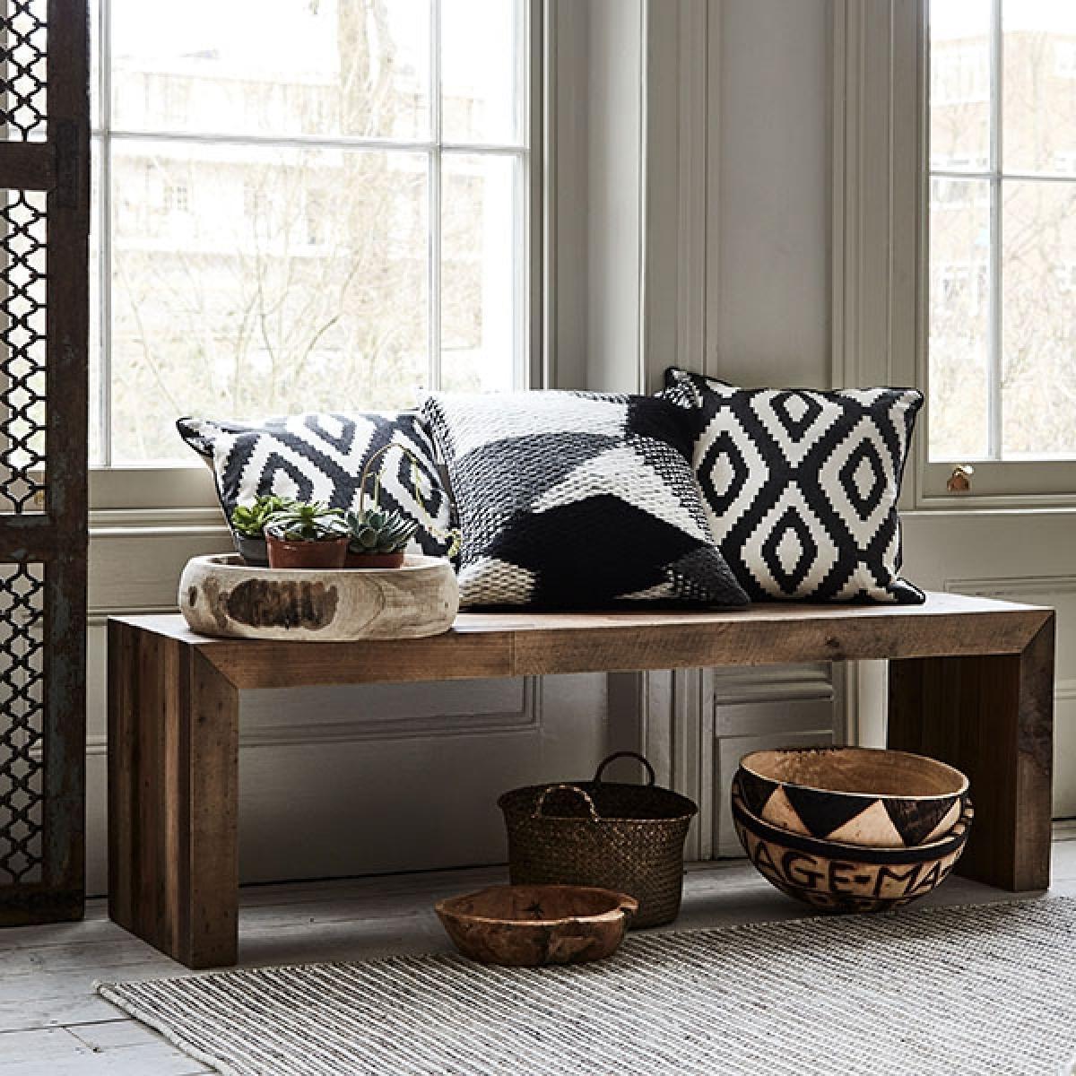 San Quentin Ruskin Reclaimed Wood Ruskin Small Bench – image 2