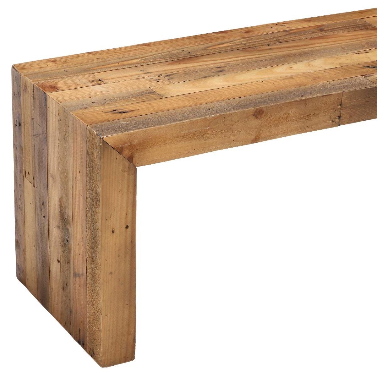 San Quentin Ruskin Reclaimed Wood Ruskin Small Bench – image 4