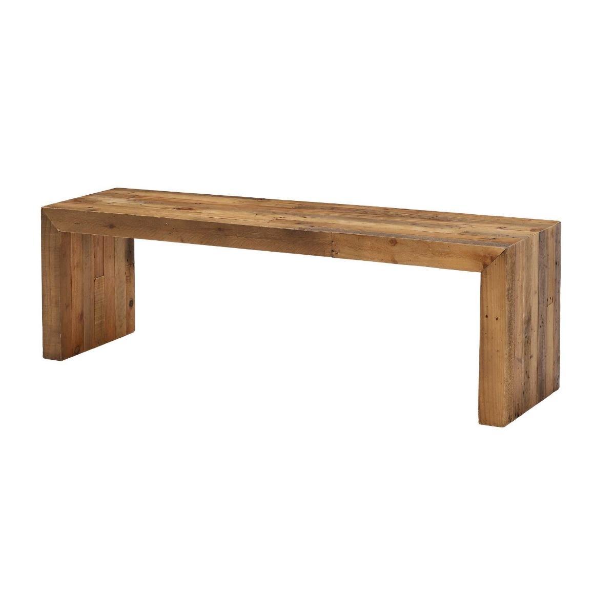 San Quentin Ruskin Reclaimed Wood Ruskin Small Bench – image 5