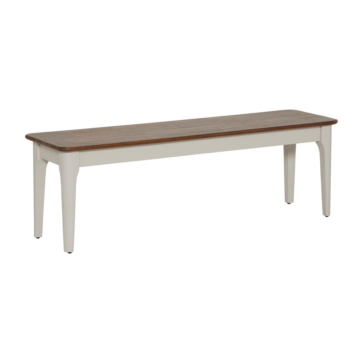 Mara Bench 135cm, White | W135cm | Barker & Stonehouse