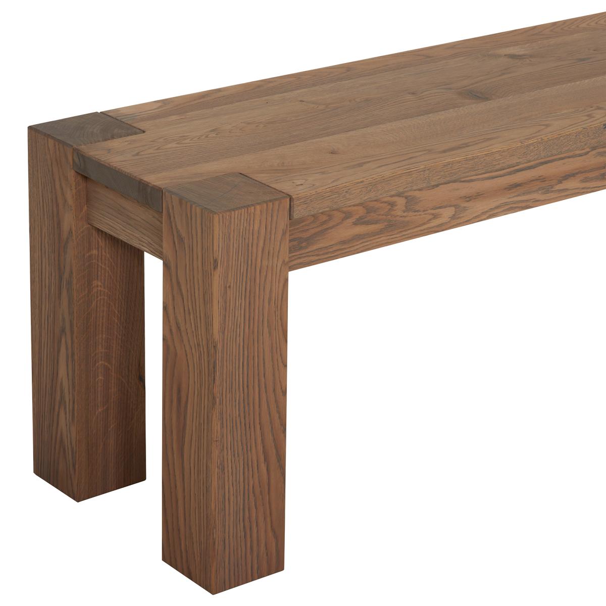 Oslo Bench 190cm, Brown | W190cm | Barker & Stonehouse – image 3