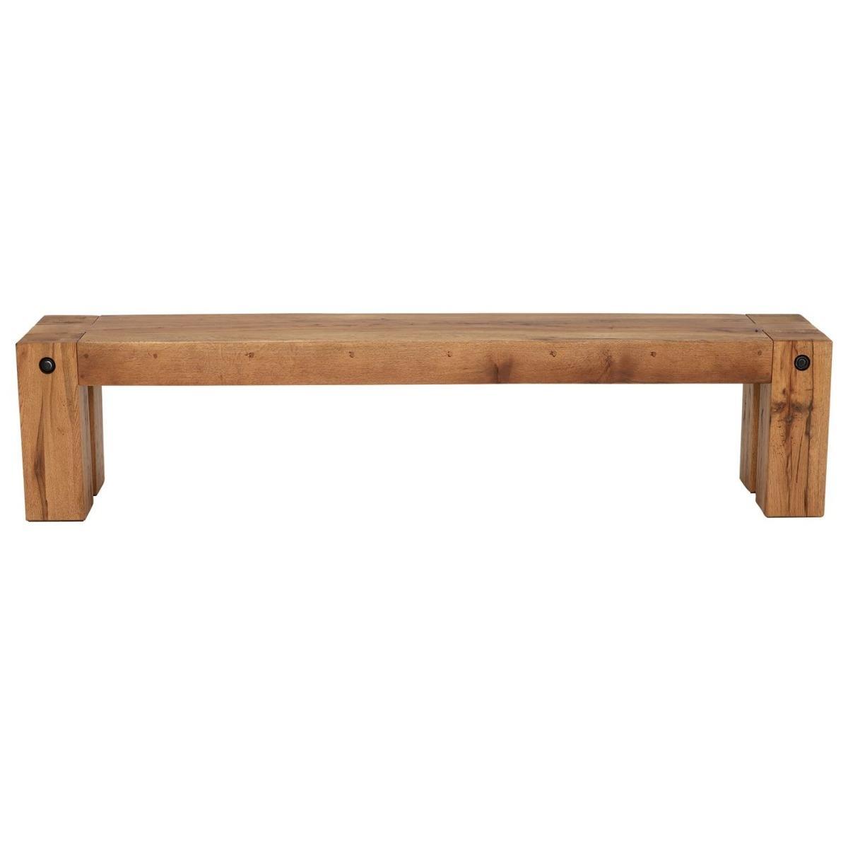 Salem 200cm Bench, Rustical Oak Old Bassano – image 2
