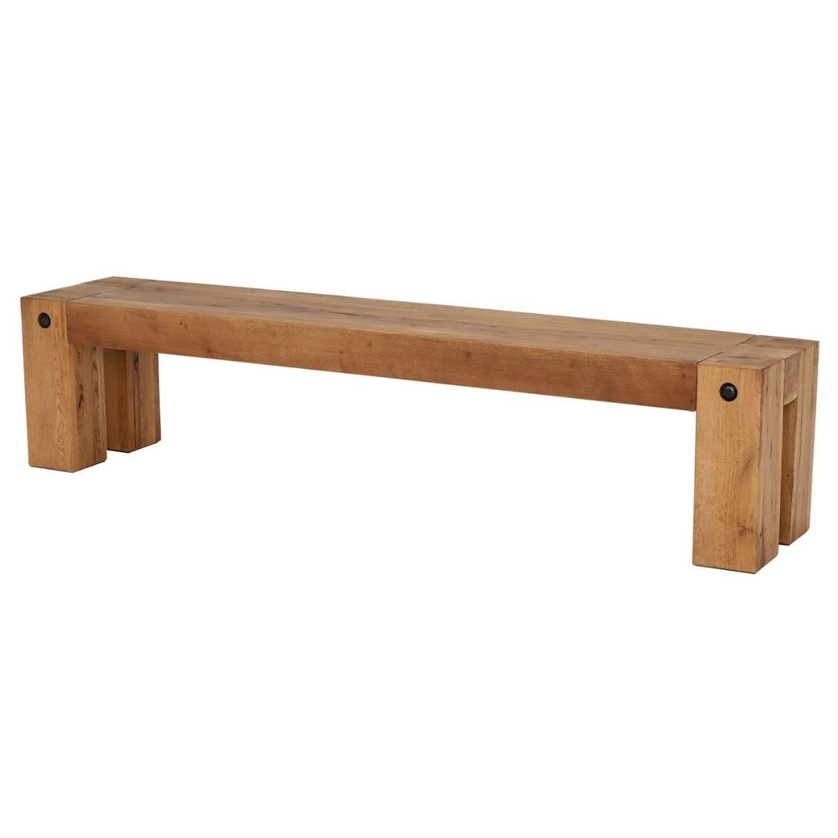 Salem 200cm Bench, Rustical Oak Old Bassano – image 4