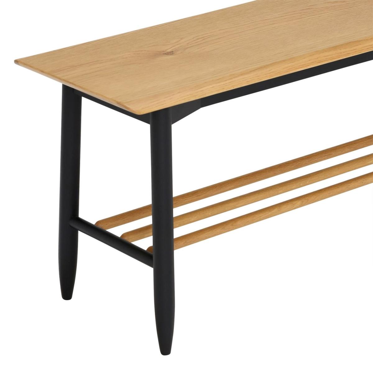 Ercol Monza Dining Bench, Brown Oak Wood | Barker & Stonehouse – image 4