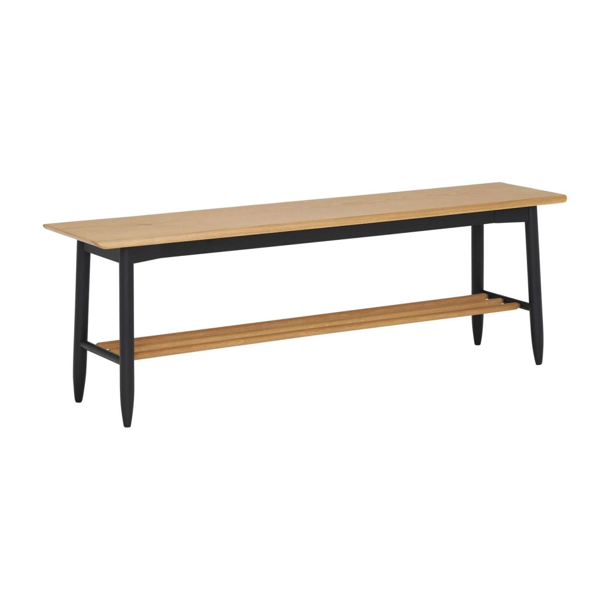Ercol Monza Dining Bench, Brown Oak Wood | Barker & Stonehouse – image 1