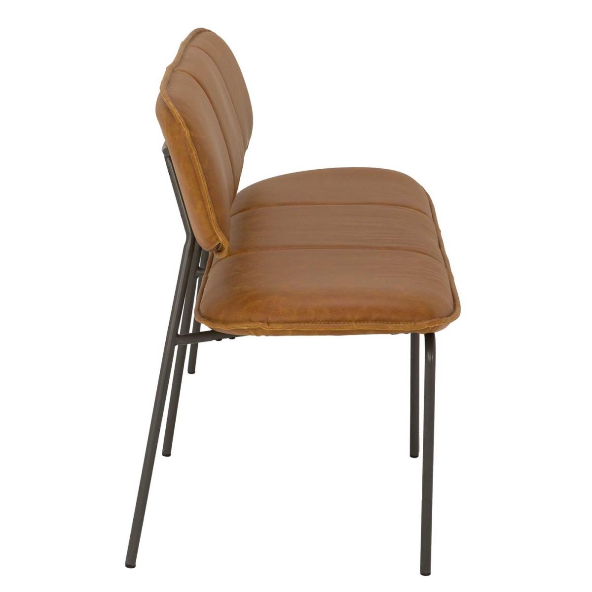 Brody Bench, Brown Leather | Barker & Stonehouse – image 5