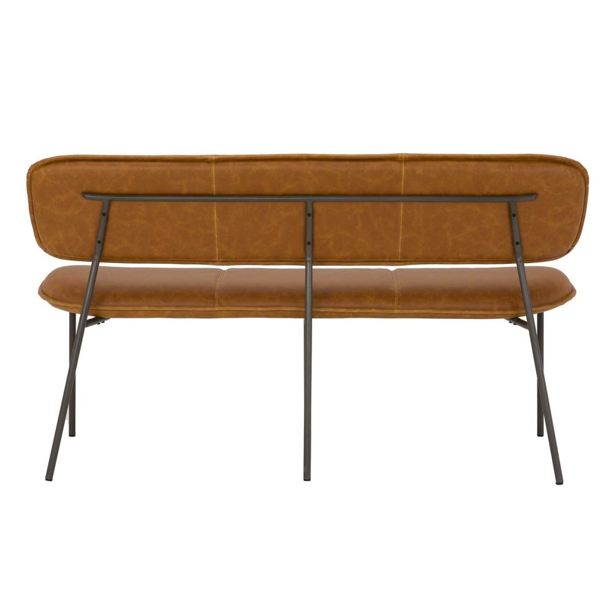 Brody Bench, Brown Leather | Barker & Stonehouse – image 6