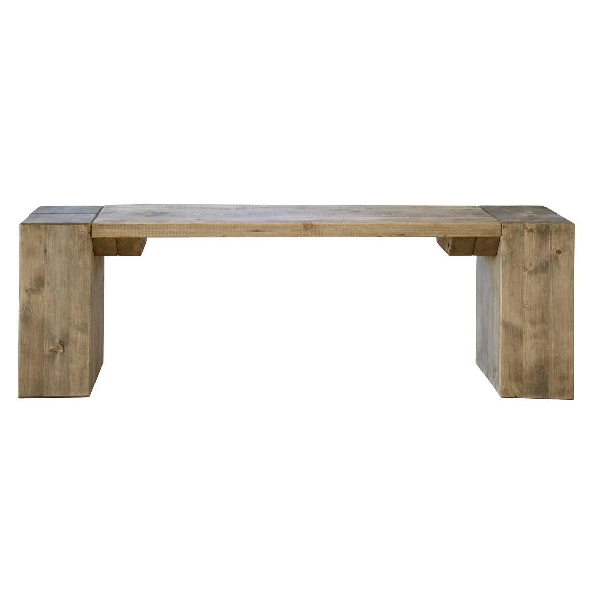 Samson Reclaimed Wood Bench – image 3