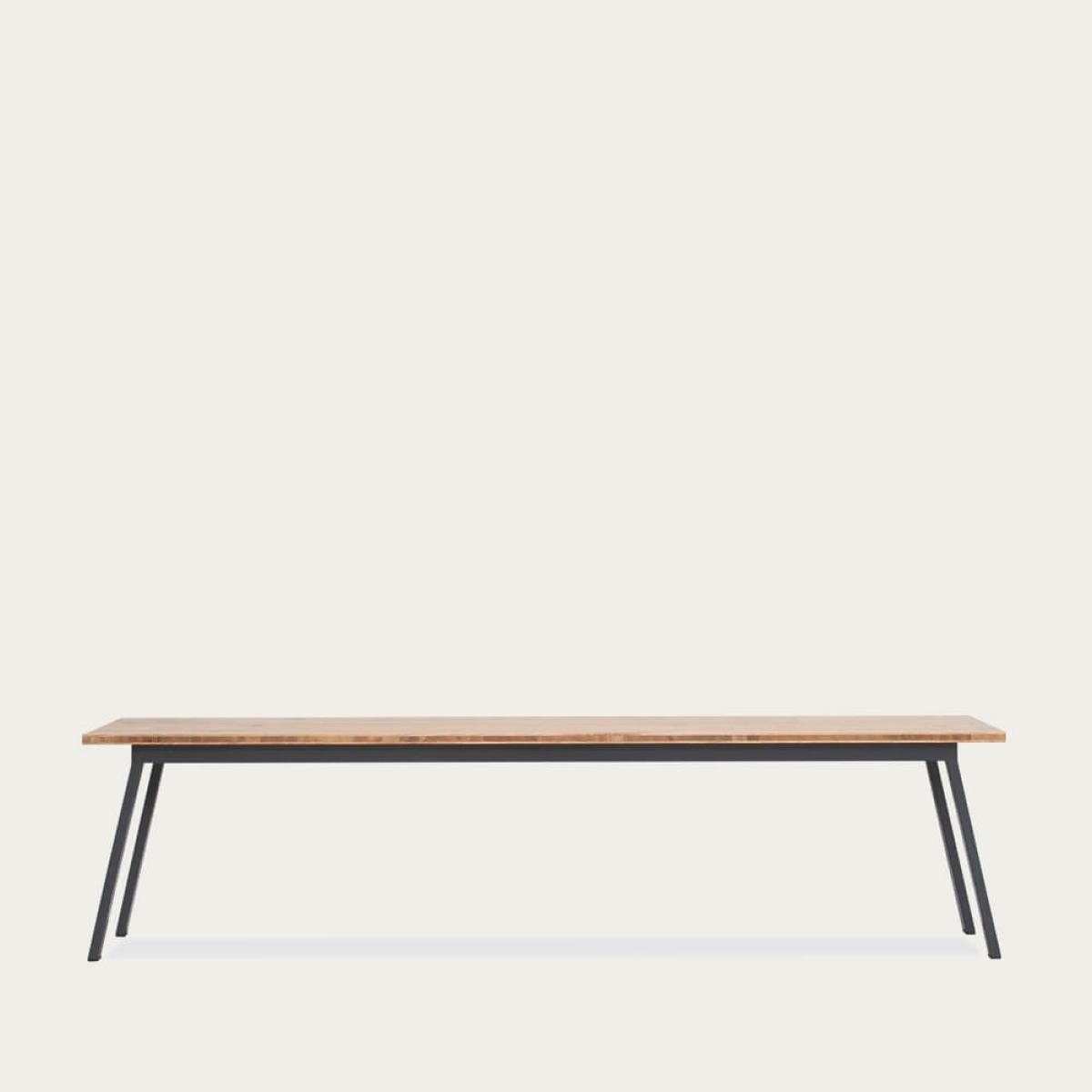 Oak Graphite Grey Valkenburg Bench – image 7