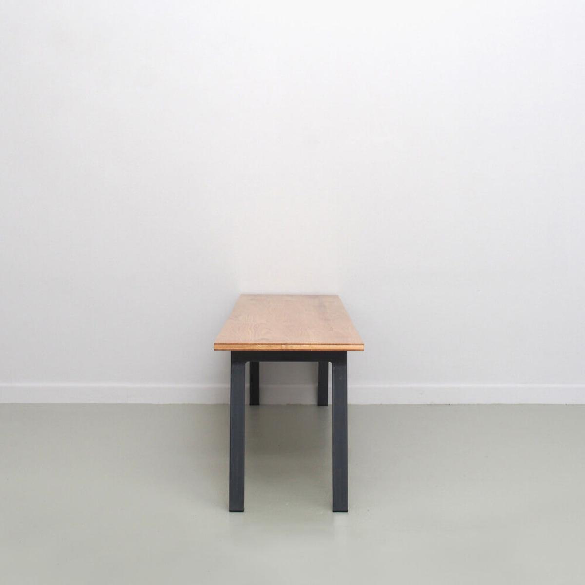 Oak Graphite Grey Valkenburg Bench – image 8