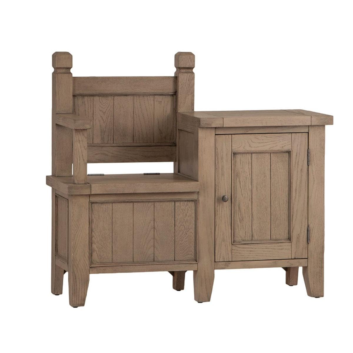 Falmouth Oak Monks Bench – image 2