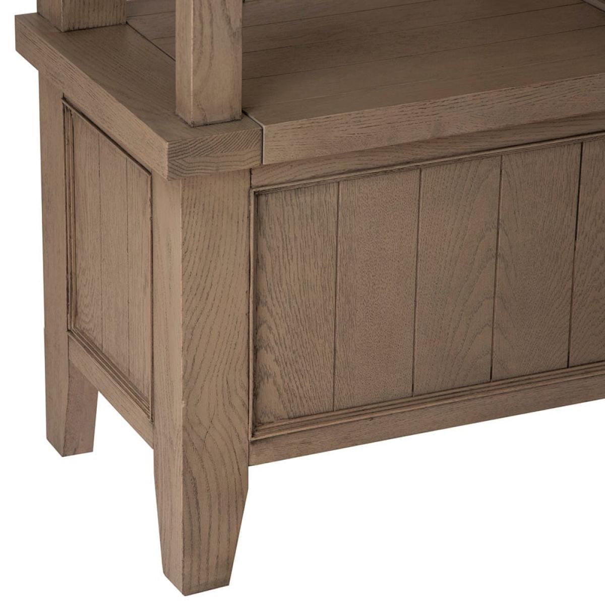 Falmouth Oak Monks Bench – image 9