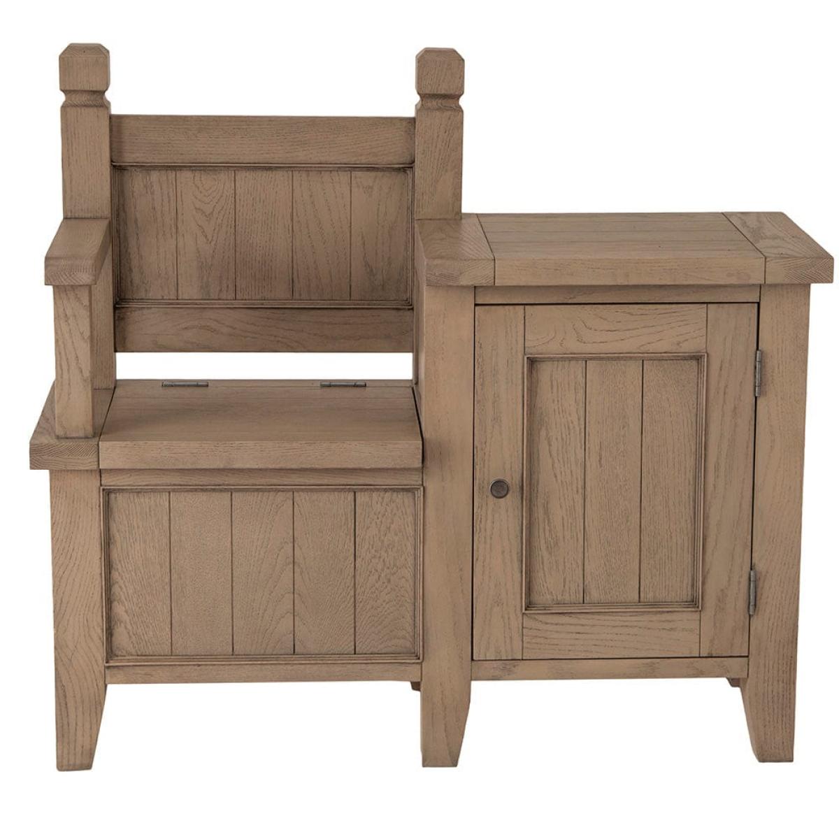 Falmouth Oak Monks Bench – image 10