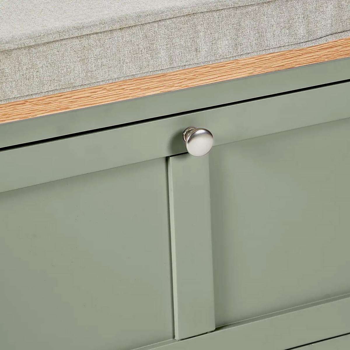 Bromley Storage Bench With Cushion Sage (Green) – image 6