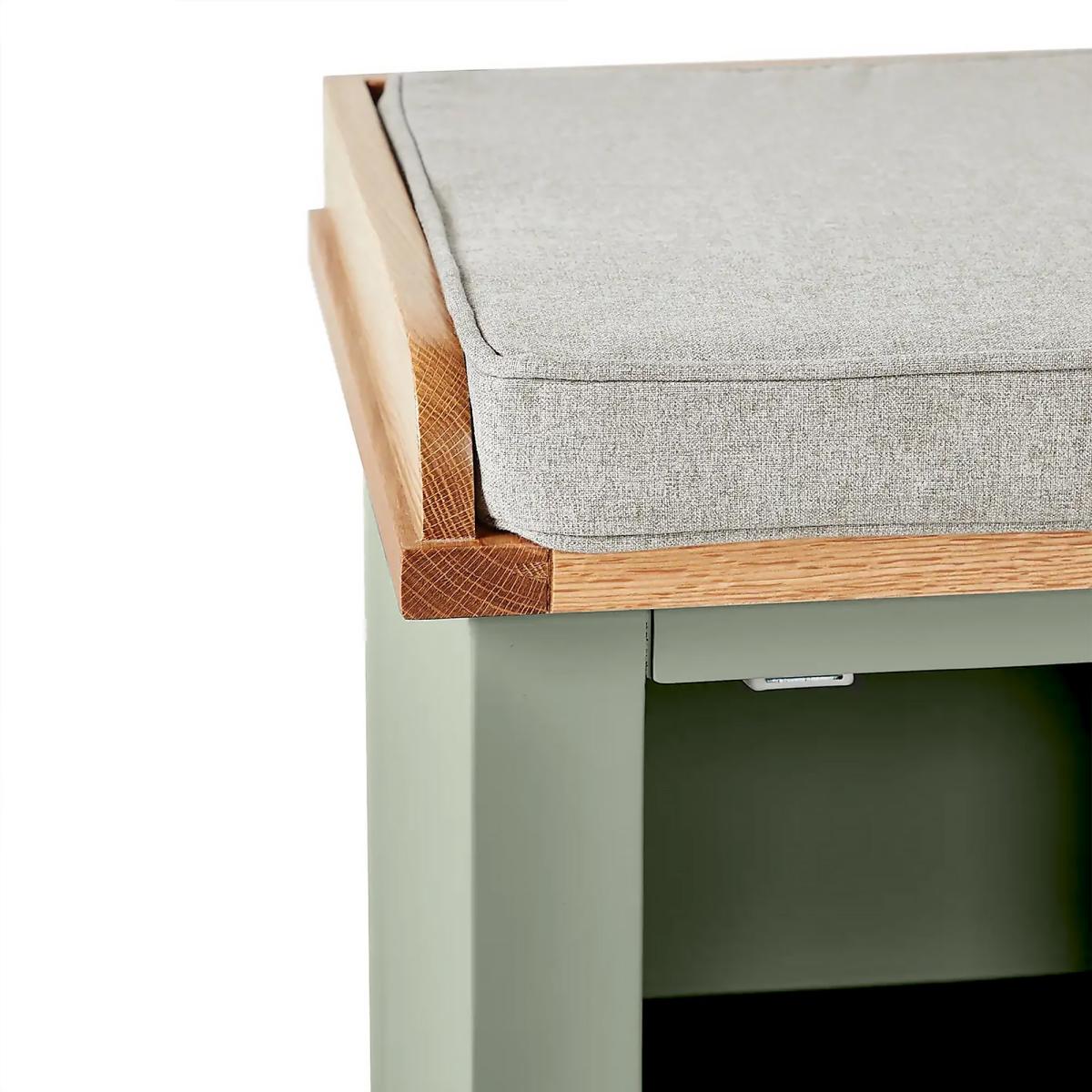 Bromley Storage Bench With Cushion Sage (Green) – image 7