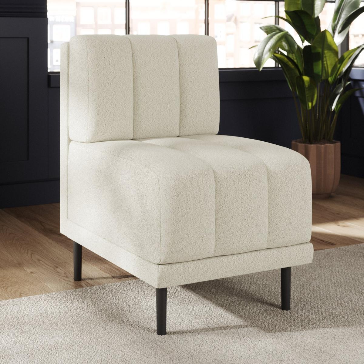 Amali Small Dining Bench, Boucle – image 2