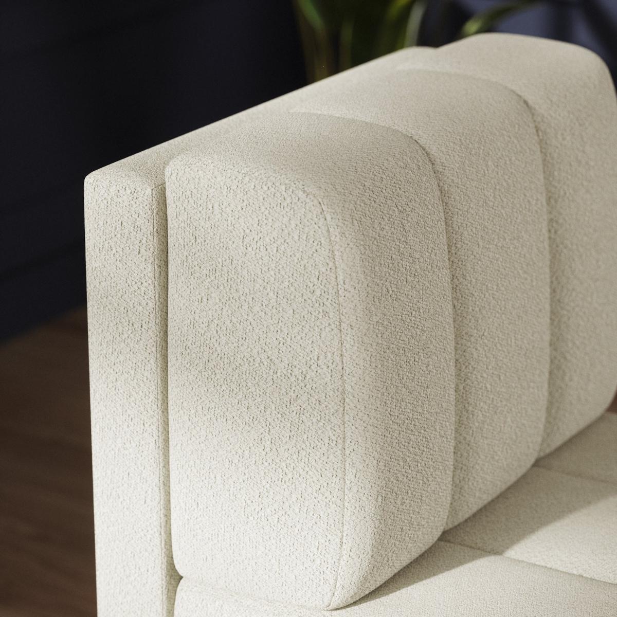 Amali Small Dining Bench, Boucle – image 3