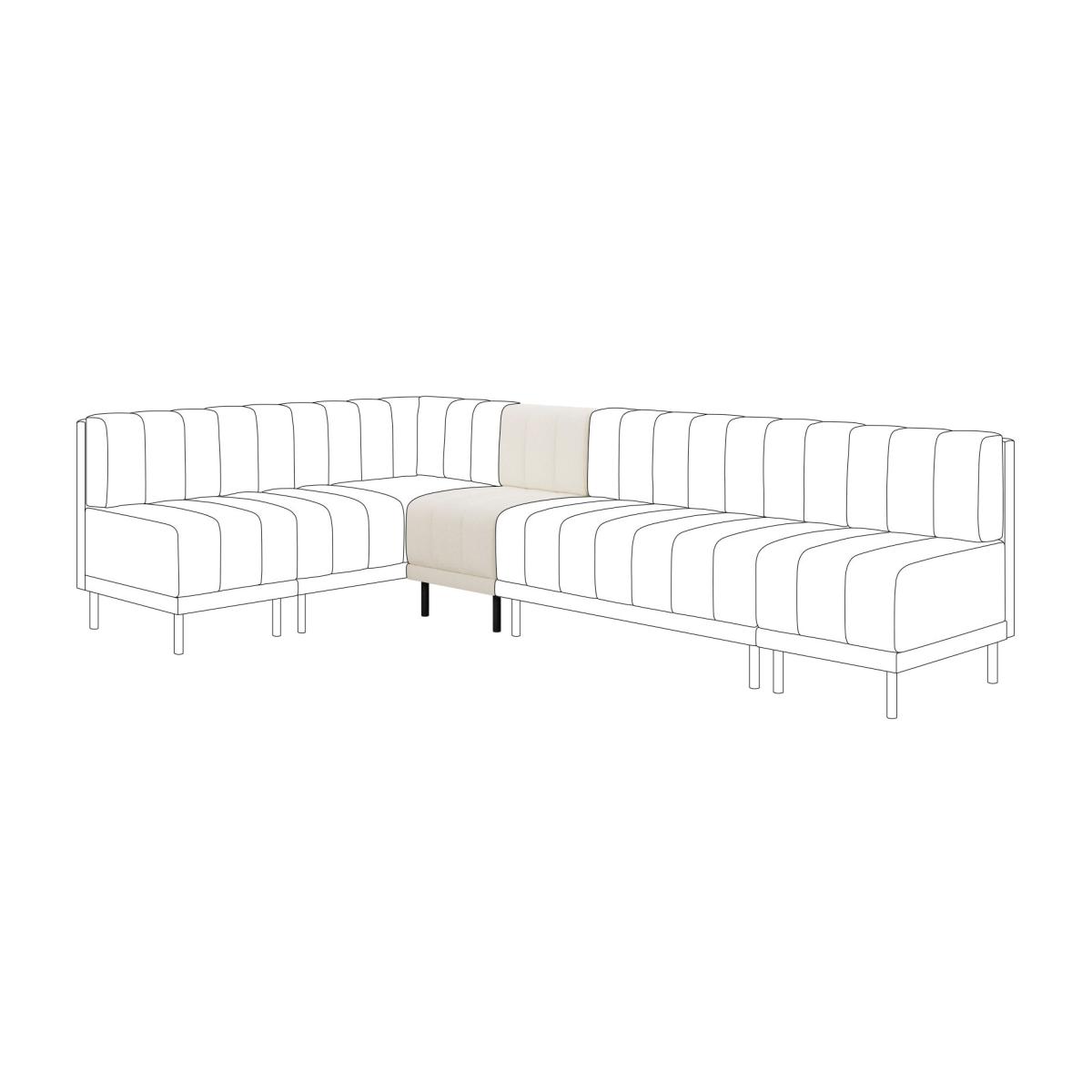 Amali Small Dining Bench, Boucle – image 1
