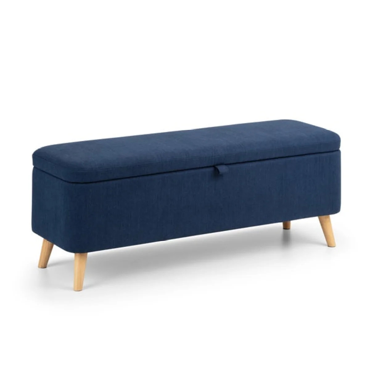 Return - Astrid Linen Storage Bench, Blue – image 3