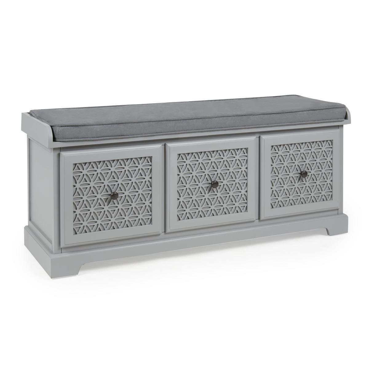 Carys Storage Bench Grey – image 3
