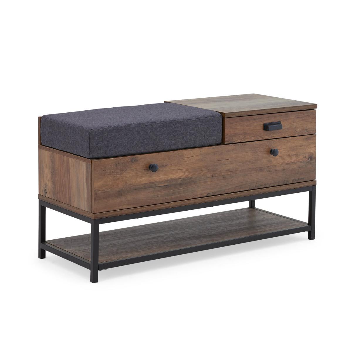 Fulton Storage Bench Grey – image 4