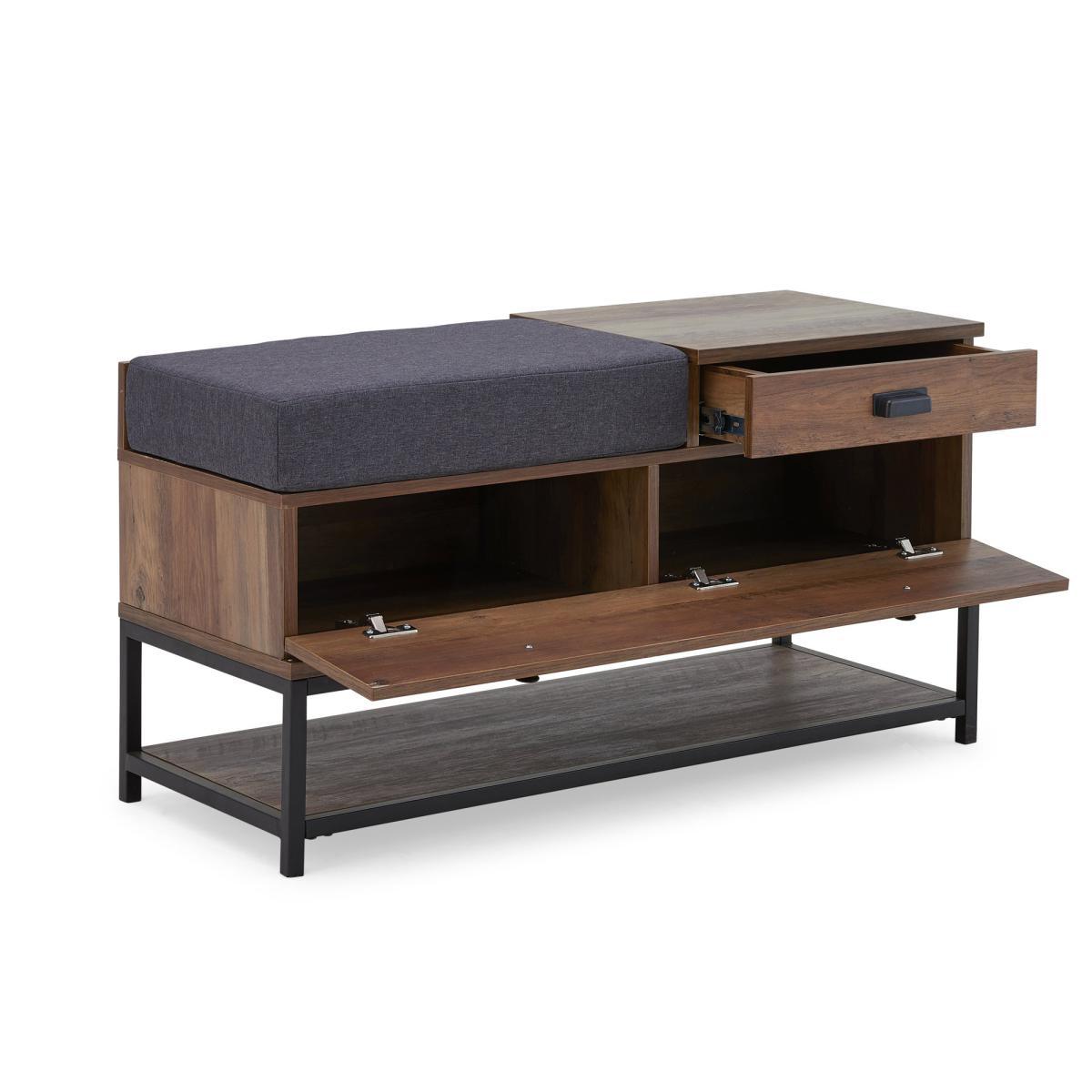 Fulton Storage Bench Grey – image 5