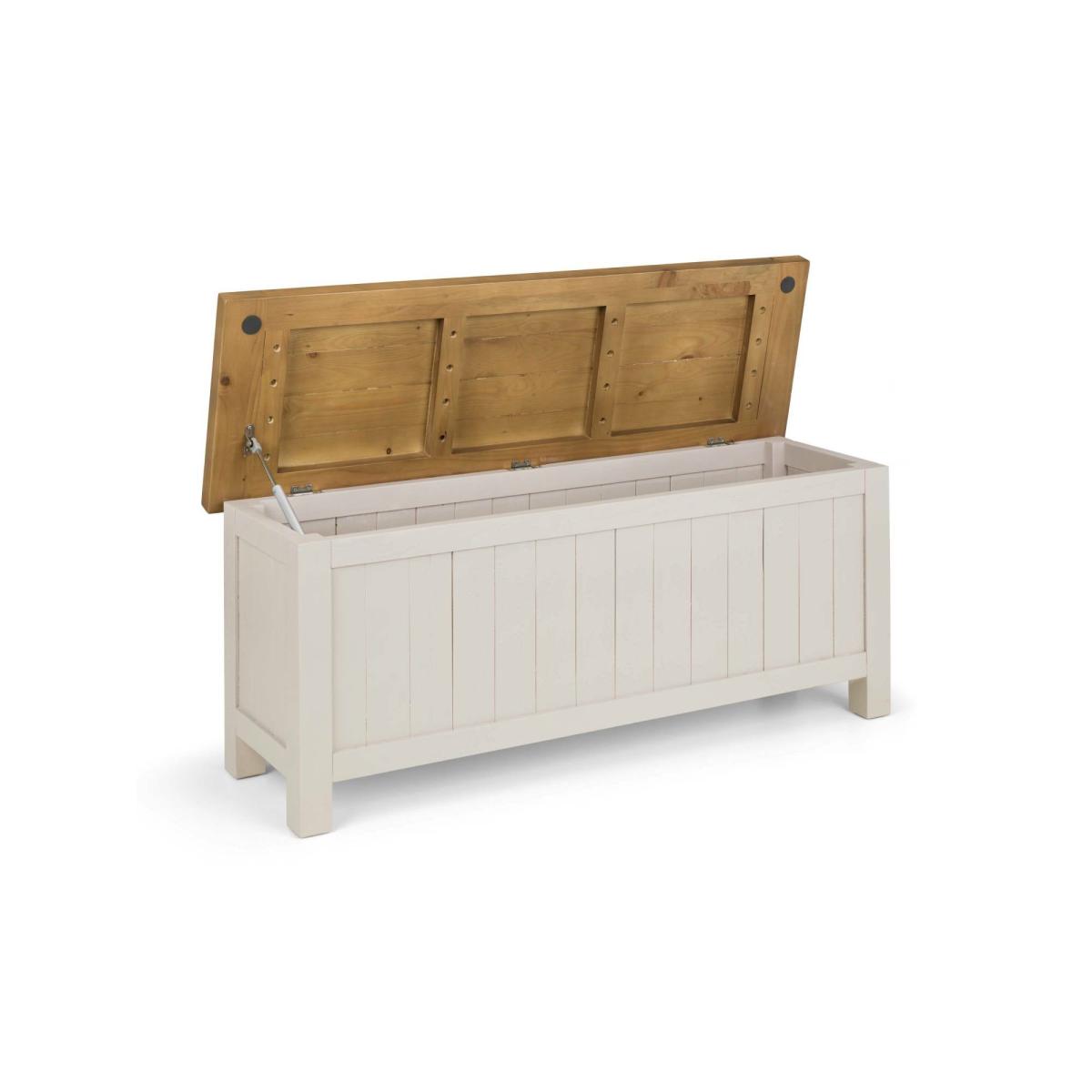Caleb Wooden Storage Bench – image 4