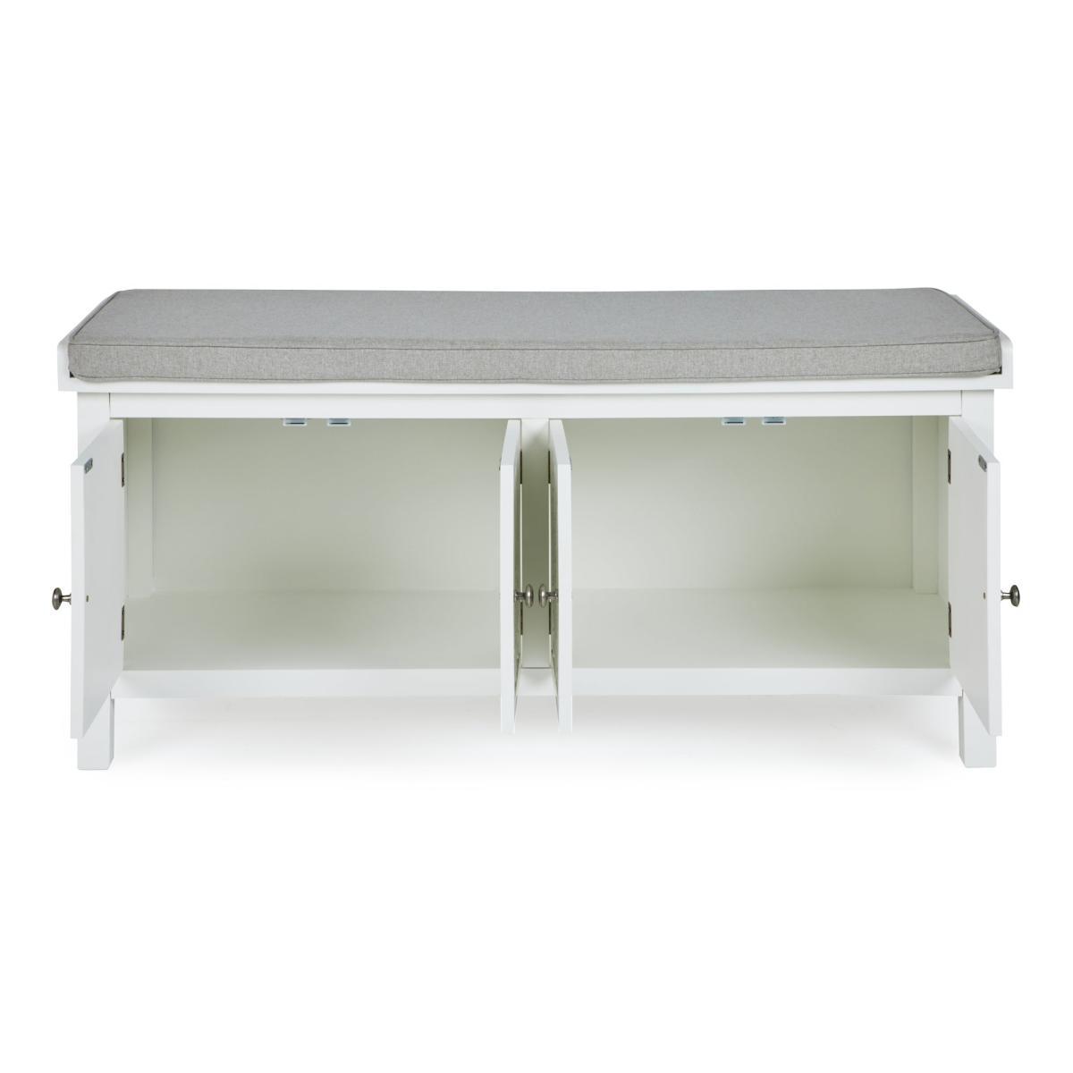 Samira Storage Bench White – image 5