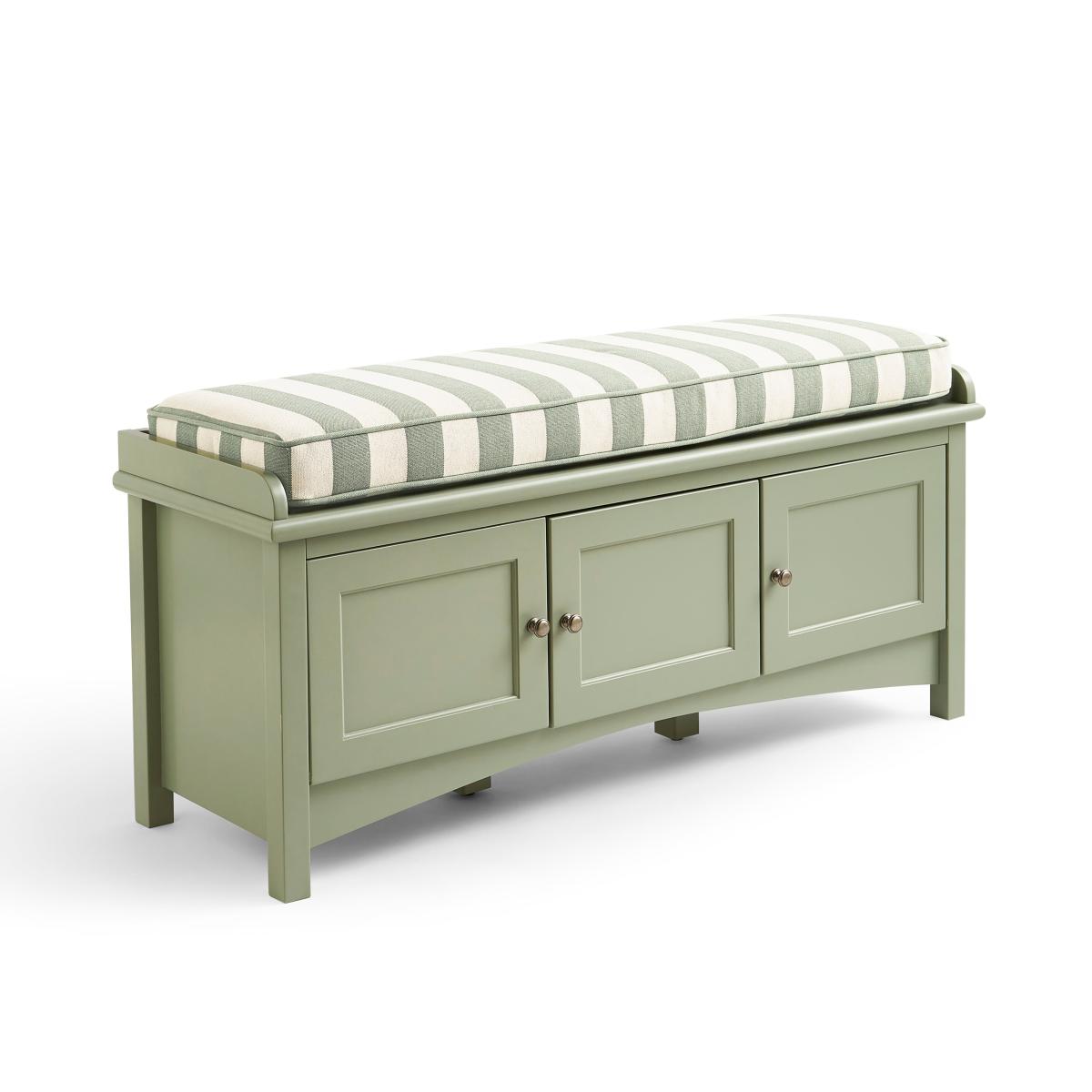 Beatrice Striped Storage Bench – image 7