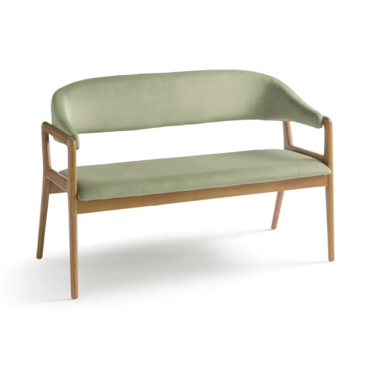 Hugh Dining Bench, Velvet – image 6
