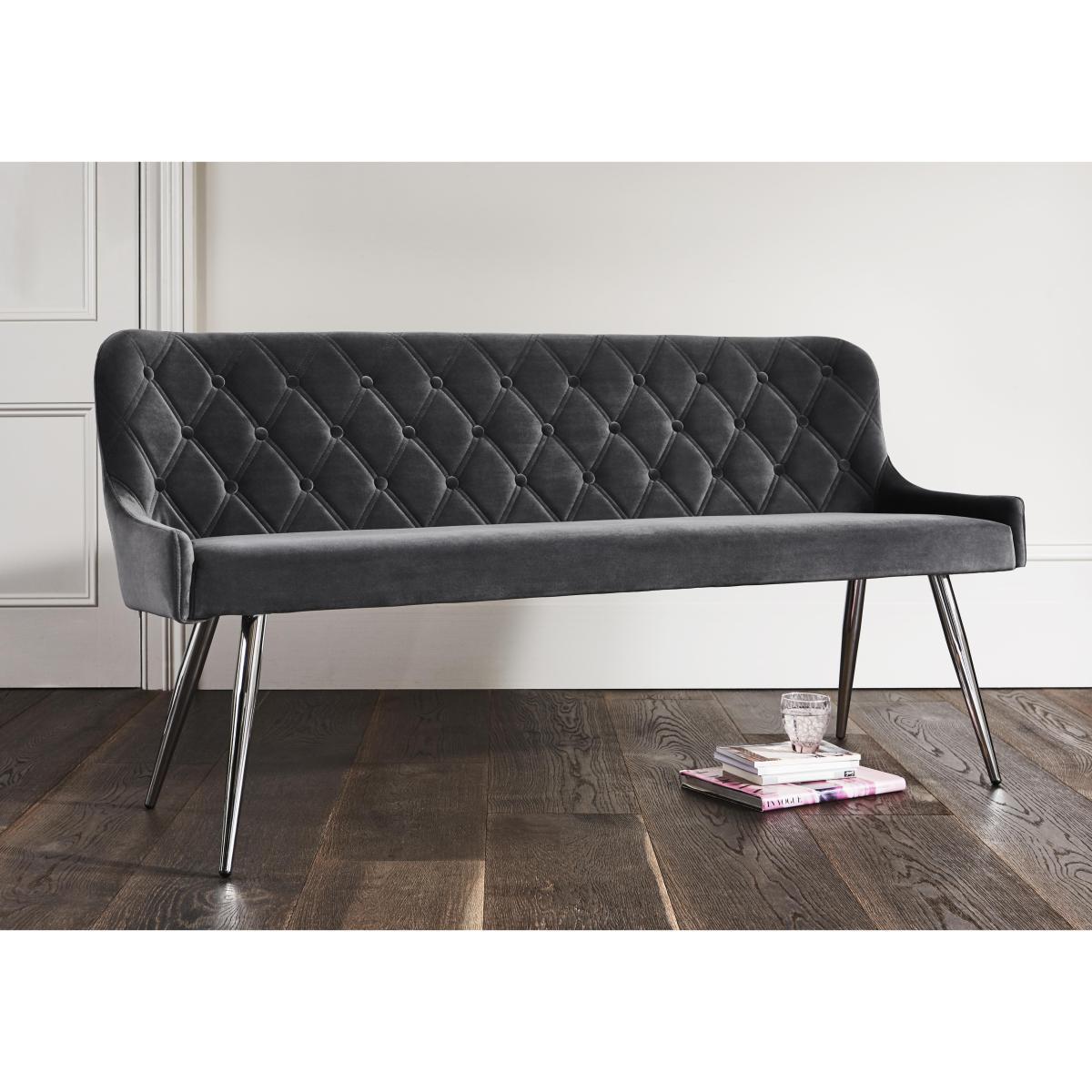 Donnie Dining Bench - Grey – image 2