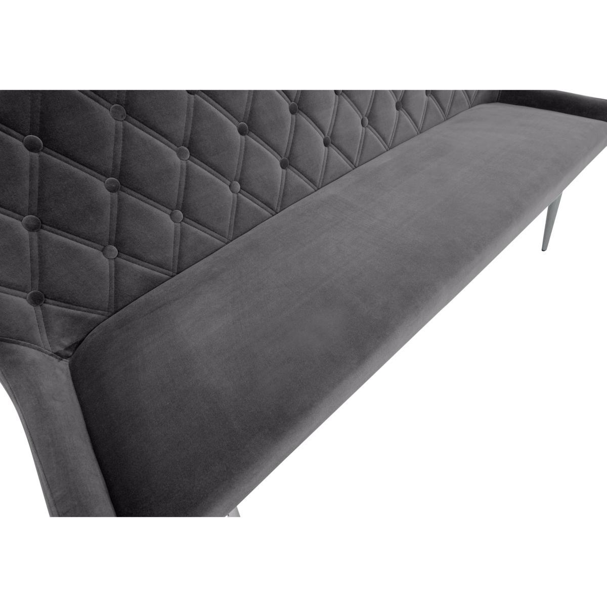 Donnie Dining Bench - Grey – image 3